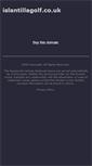 Mobile Screenshot of islantillagolf.co.uk